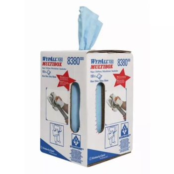 Toalha descartável rolo azul WYPALL X60